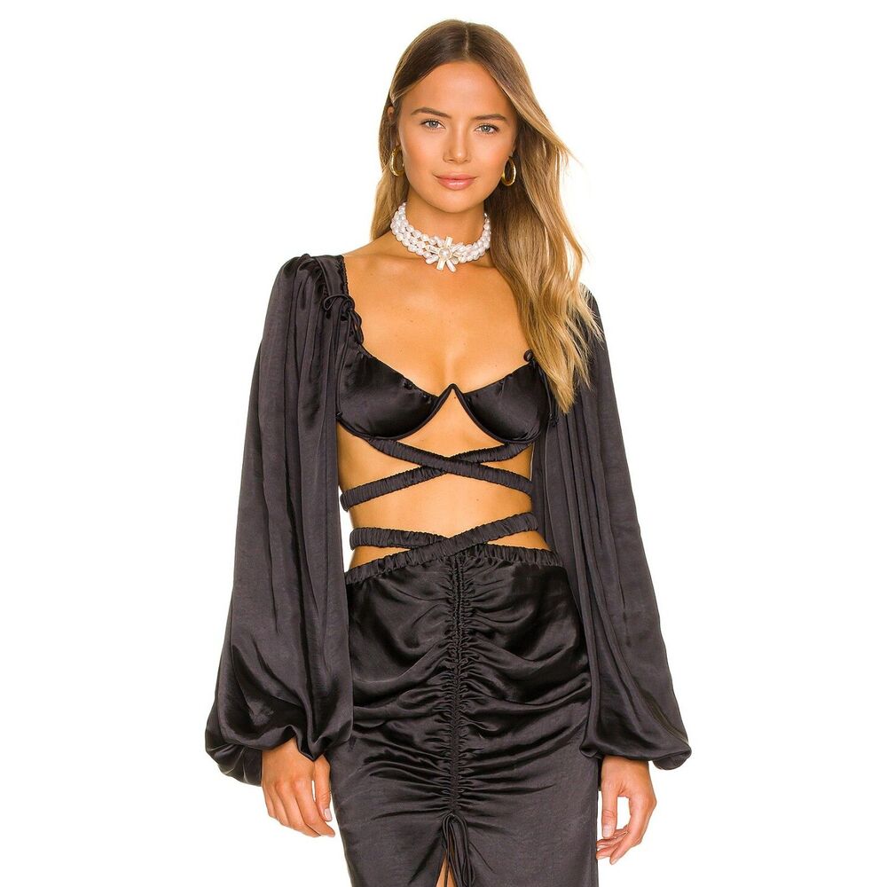 For Love & Lemons Pia Bra Top Size M NWT - Picture 2 of 7